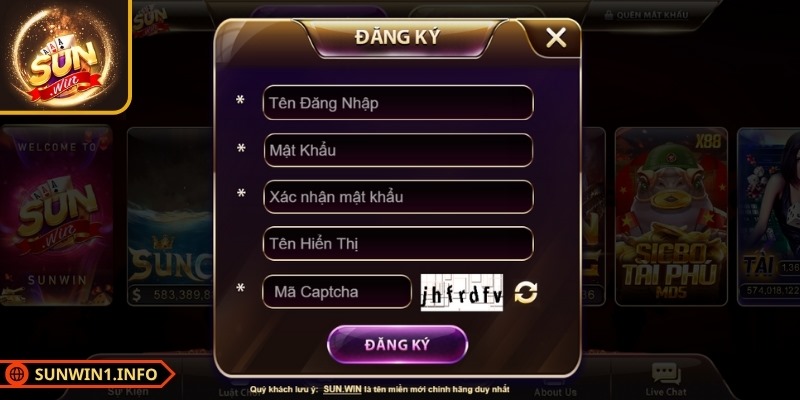 Đăng ký đăng nhập SUNWIN để khám phá cổng game