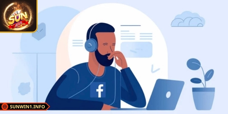 Bạn chỉ cần truy cập trang Facebook chính thức của SUNWIN